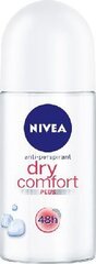 Rulldeodorant naistele Nivea Dry Comfort, 50 ml цена и информация | Дезодоранты | kaup24.ee
