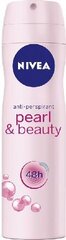 Spreideodorant naistele Nivea Pearl & Beauty, 150 ml hind ja info | Deodorandid | kaup24.ee