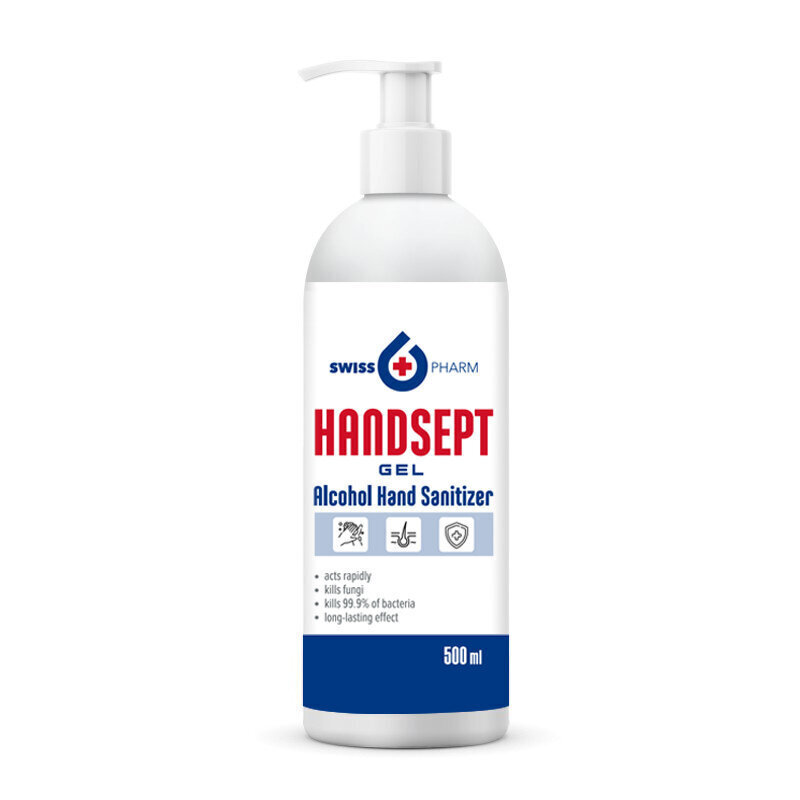 Naha antiseptik HandSept GEL, 500ml hind ja info | Esmaabi | kaup24.ee