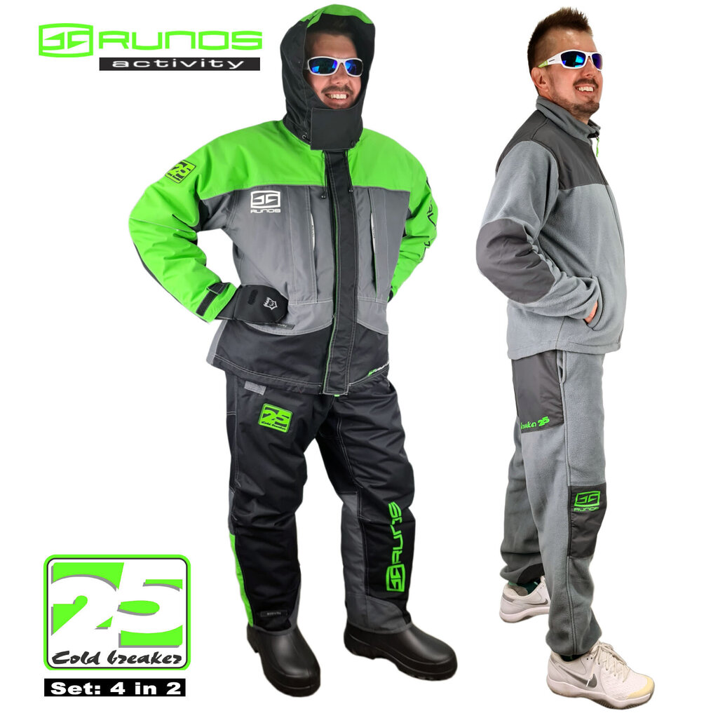 Talvekomplekt RUNOS Coldbreaker 25, 4-osaline hind ja info | Kalastusriided, kalamehe saapad | kaup24.ee