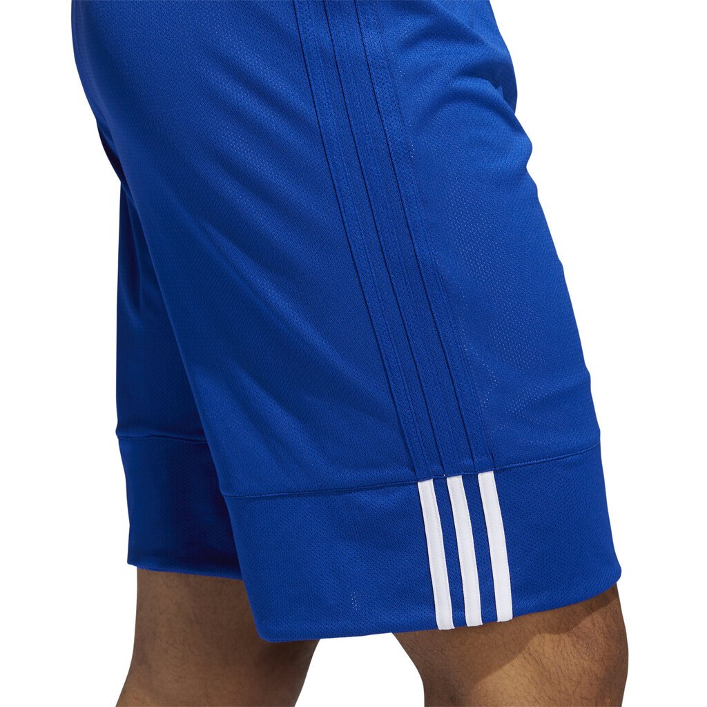 Lühikesed korvpallipüksid Adidas 3G Spee Rev Shorts, sinine/valge hind ja info | Meeste lühikesed püksid | kaup24.ee