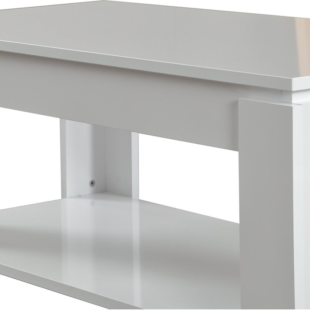 Diivanilaud Shelf, valge hind ja info | Diivanilauad | kaup24.ee