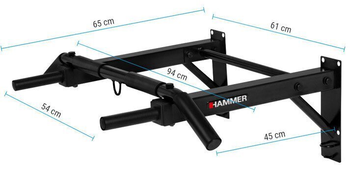 Lõuatõmberist Hammer Pull-Up 2.0 hind ja info | Lõuatõmbekangid | kaup24.ee