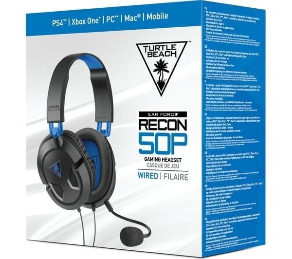 Turtle Beach Recon 50P Black hind ja info | Kõrvaklapid | kaup24.ee