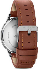 Часы для мужчин Millner Rodney Silver Brown цена и информация | Мужские часы | kaup24.ee