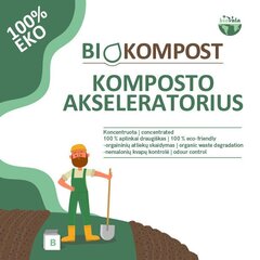 BioVala - BioKompost ускоритель компоста, 250 г / 12,5 м3 цена и информация | Микроорганизмы, бактерии | kaup24.ee
