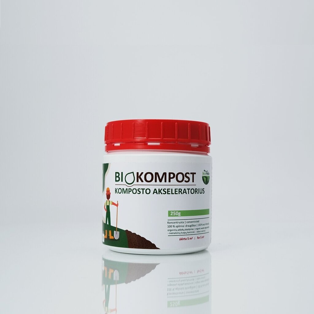 BioKomposti kiirendi BioVala, 250 g / 12,5 m3 hind ja info | Mikroorganismid, bakterid | kaup24.ee