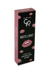 Huulemeigi komplekt Golden Rose Longstay matte Lipkit Blush Pink: matt vedel huulepulk Longstay Liquid Matte nr 03 5,5 g + huulepliiats Dream Lips Liner nr 535 1,6 g цена и информация | Помады, бальзамы, блеск для губ | kaup24.ee