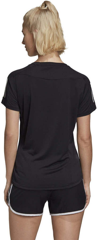 Pluus Adidas Own The Run Tee, must hind ja info | Naiste spordiriided | kaup24.ee