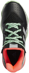 Korvpalli jalatsid Adidas Harden Stepback J, must/roosa/roheline hind ja info | Laste spordijalatsid | kaup24.ee