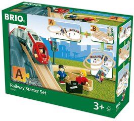 Raudtee stardikomplekt Brio Raudtee, 33773 hind ja info | Poiste mänguasjad | kaup24.ee