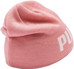 Puma Вязаные шапки Ess Logo Beanie J Pink цена и информация | Женские шапки | kaup24.ee