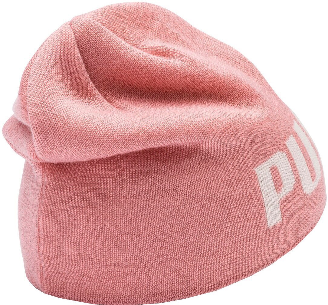Kootud müts Puma Ess Logo Beanie J, roosa hind ja info | Naiste mütsid ja peapaelad | kaup24.ee