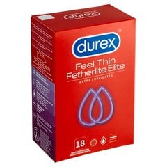 Презервативы Durex Fetherlite Elite, 18 шт. цена и информация | Презервативы | kaup24.ee