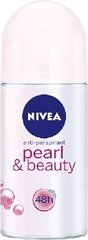 Rulldeodorant Nivea Pearl & Beauty, 50 ml hind ja info | Deodorandid | kaup24.ee