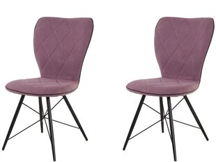 2-tooli komplekt Notio Living Viola, lilla hind ja info | Söögilaua toolid, köögitoolid | kaup24.ee