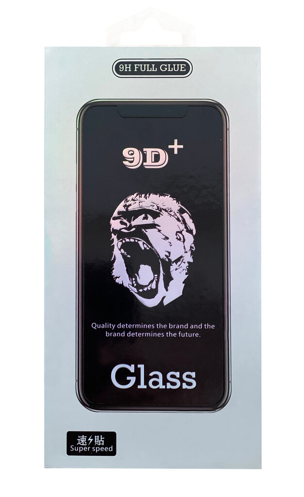 LCD kaitsev karastatud klaas 9D Gorilla Apple iPhone 6/6S, valge цена и информация | Ekraani kaitsekiled | kaup24.ee