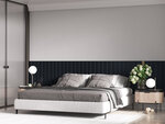 Мягкие настенные панели, 3 шт., Cosmopolitan Design Knox L3, темно-серые