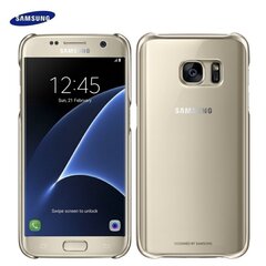 Чехол Samsung EF-QG930CFEGWW для телефона Samsung Galaxy S7 (G930F), Золотой цена и информация | Чехлы для телефонов | kaup24.ee