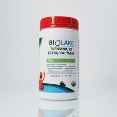 Очиститель для прудов, озер и садовых бассейнов BioVala - BioLake, 500 г / 50 м3 цена и информация | Микроорганизмы, бактерии | kaup24.ee