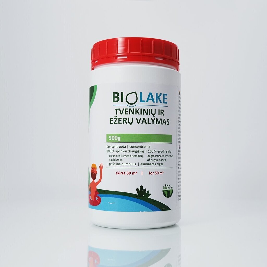 Puhastusvahend BioVala - BioLake tiikide, järvede ja aiabasseinide jaoks, 500 g / 50 m3 цена и информация | Mikroorganismid, bakterid | kaup24.ee