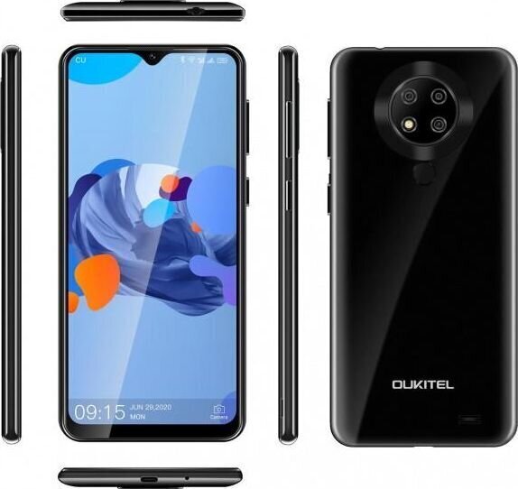 Oukitel C19 Pro, 4/64GB, Dual SIM, Black цена и информация | Telefonid | kaup24.ee