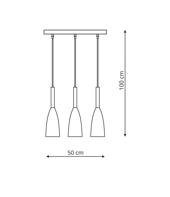 Laelamp Light Prestige Solin 3 Gold цена и информация | Rippvalgustid | kaup24.ee