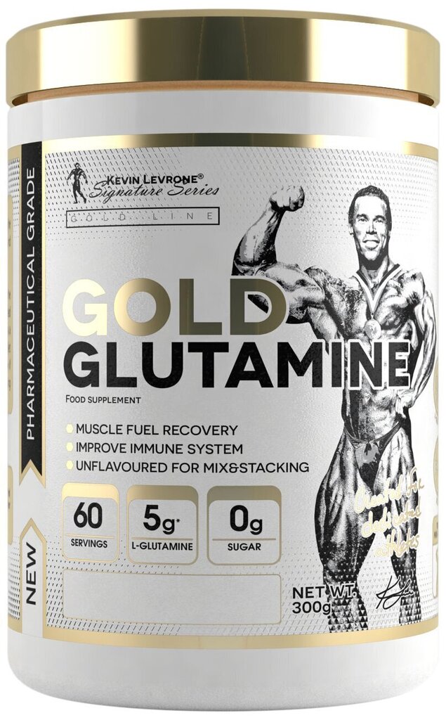 Toidulisaaine Kevin Levrone Gold Glutamine, 300 g hind ja info | Aminohapped | kaup24.ee