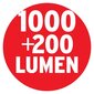 Brennenstuhl laetav töölamp 3.7 V/4,4 Ah LED 1000lm+200lm IP54 цена и информация | Taskulambid, prožektorid | kaup24.ee