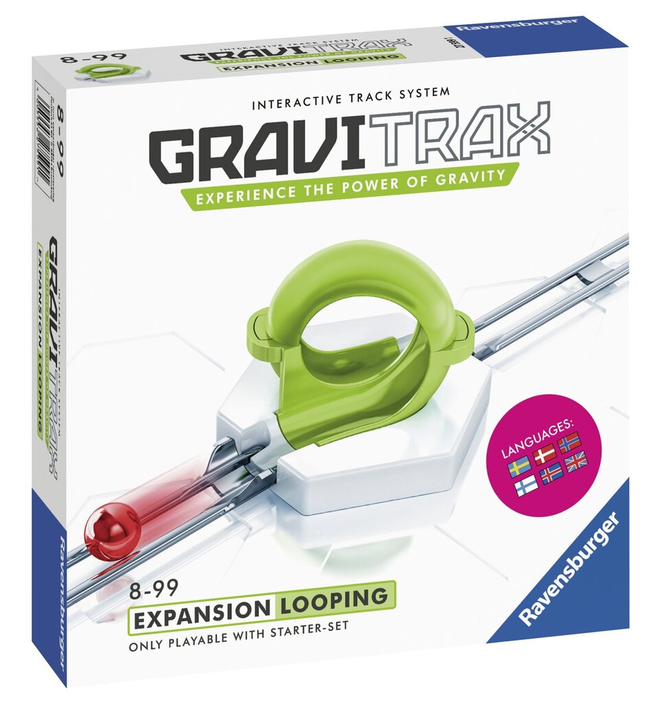 Rööbastee lisaseadmete komplekt Gravitrax Looping, 27607 цена и информация | Klotsid ja konstruktorid | kaup24.ee