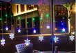 Valguskett lumehelbed ja tähed LED, värviline, 2.5 m hind ja info | Jõulutuled | kaup24.ee