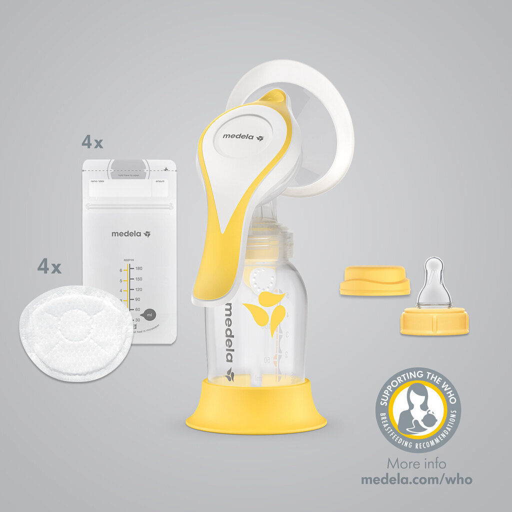 Komplekt Medela rinnapump Harmony Essential tarvikutega hind ja info | Rinnapumbad | kaup24.ee