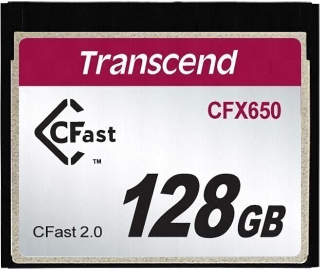 Transcend TS128GCFX650 CFast 128 GB hind ja info | Fotoaparaatide mälukaardid | kaup24.ee