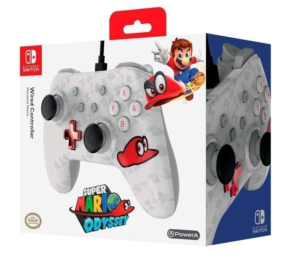 Игровой пульт PowerA 1505784-01 Super Mario Odyssey Edition цена | kaup24.ee