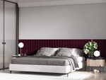 Мягкие настенные панели, 3 шт., Mazzini Sofas Eustoma L1, красные