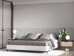 Мягкие настенные панели, 3 шт., Mazzini Sofas Eustoma L2, белые