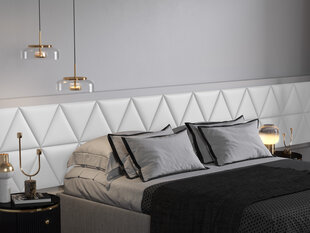 Pehmed seinapaneelid, 3 tk, Cosmopolitan Design Sund C1, valge hind ja info | Pehmed seinapaneelid | kaup24.ee