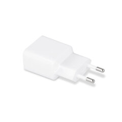 Laadija Maxlife MXTC-01 FastCharging USB + microUSB (2.1A), valge hind ja info | Mobiiltelefonide laadijad | kaup24.ee