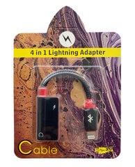 Adapter bluetooth ADP36 alates Lightning kuni 3,5mm, must цена и информация | Адаптеры и USB-hub | kaup24.ee