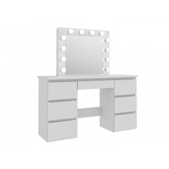 Косметический столик Beta 4 12 Led White цена и информация | Туалетные столики | kaup24.ee