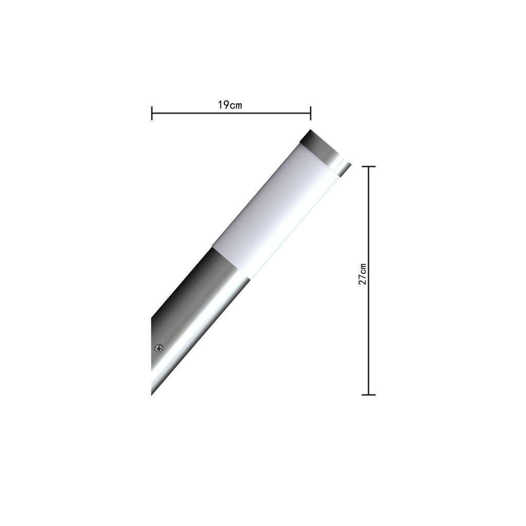 Seina välisvalgusti, roostevaba teras, veekindel цена и информация | Aia- ja õuevalgustid | kaup24.ee