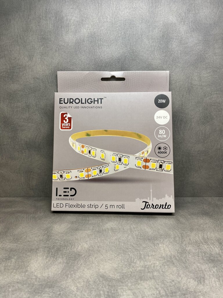 LED riba Eurolight Toronto 5m 120LED/m IP20 4000K hind ja info | LED ribad | kaup24.ee