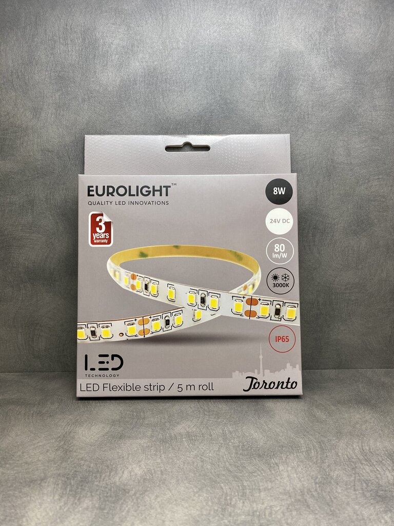 LED riba Eurolight Toronto 5m 60LED/m IP65 3000K hind ja info | LED ribad | kaup24.ee