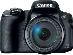 Canon Powershot SX70 HS Black цена и информация | Цифровые фотоаппараты | kaup24.ee