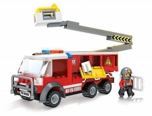 Пожарная машина с подъемником Blocki MyFireBrigade KB0814, Конструктор из 158 деталей, Возраст 6+ цена и информация | Конструкторы и кубики | kaup24.ee