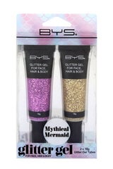 Glittergeel Mythical Mermaid BYS, 2 tk цена и информация | Тушь, средства для роста ресниц, тени для век, карандаши для глаз | kaup24.ee