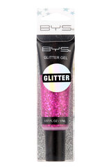 Glittergeel roosa BYS, 17 ml hind ja info | Ripsmetušid, lauvärvid, silmapliiatsid, seerumid | kaup24.ee