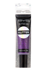 Glittergeel lilla BYS, 17 ml hind ja info | Ripsmetušid, lauvärvid, silmapliiatsid, seerumid | kaup24.ee