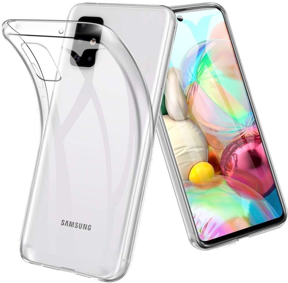 Cиликоновый чехол для телефона Samsung Galaxy A71, прозрачный цена |  kaup24.ee