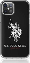 Telefoniümbris U.S. Polo Big Horse, Apple iPhone 12 / 12 Pro, must hind ja info | Telefoni kaaned, ümbrised | kaup24.ee